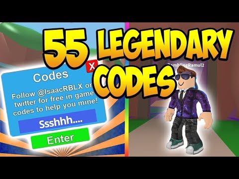 55 LEGENDARY ROBLOX MINING SIMULATOR CODES