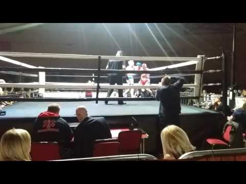 Kacper - walka wieczoru 18/2/17- Rhondda Fach Sport Center