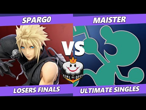 GOML NA Open MX Losers Finals - Spargo (Cloud) Vs. Maister (Game & Watch) Ultimate SSBU