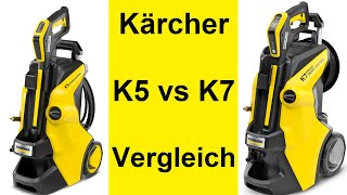 Kärcher K5 vs K7 Hochdruckreiniger Vergleich Test | 50% mehr Reinigungsleistung?