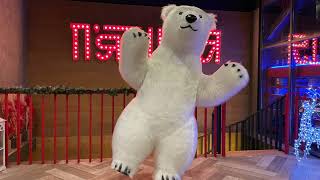 Білий ведмідь на День Народження ресторан Пятниця