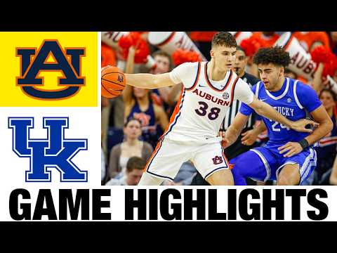 Kentucky vs Auburn Highlights | Men's Basketball | College Basketball 2026