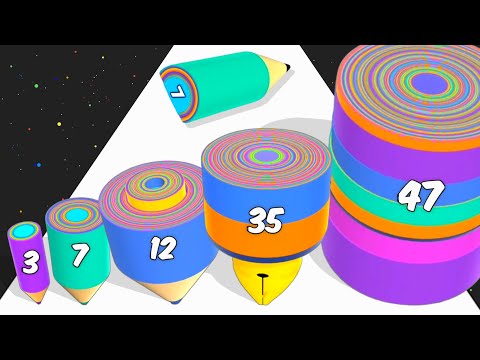 Wrapper Runner 3D - Satisfying ASMR Gameplay (Pencil Run)