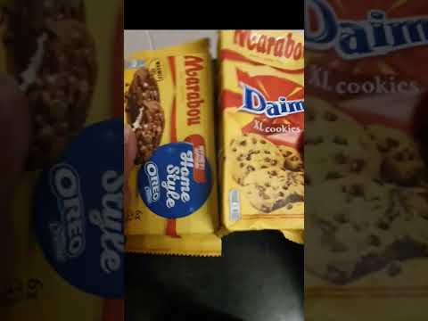 ASMR Satisfying Oreo & Daim Cookies#asmrfood#short#asmrsounds