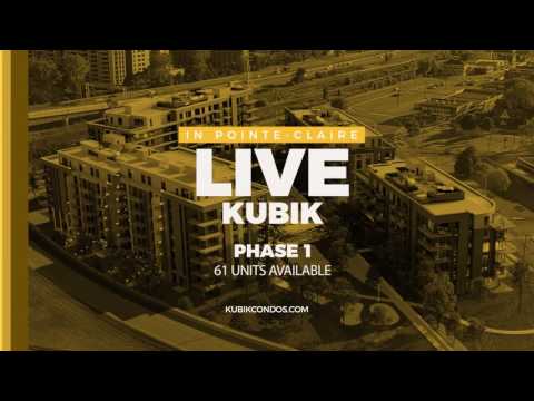 Kubik Condos Pointe-Claire. Beautiful Condos in Pointe-Claire