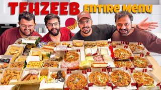 We Ordered TEHZEEB BAKERS Entire Menu 