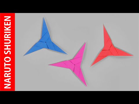 Origami Shuriken Origami Ninja Star Tutorial