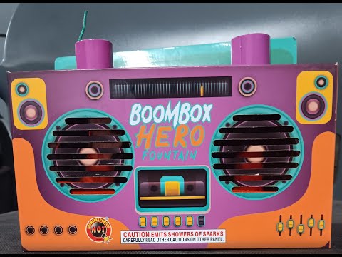 BOOM BOX HERO FOUNTAIN BY (FIREWORKS COMPLEX) FOUNTAIN FRIDAY SEASON 2 EP35
