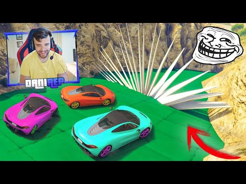 CARRERA TROLL! NO PUEDO PASAR!! - GTA 5 ONLINE