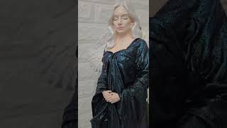 Andělka Aurelie 50 cm – ručně vyráběná andělská dekorace - Powertex