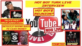 Hot Boy Turk on Past HEROIN Addiction, Getting Back With Cash Money, Hot Boy$ Reunion? | LIVE