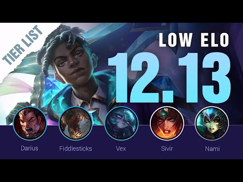 UPDATED LOW ELO Patch 12.13 TIER LIST | LoL Season 12