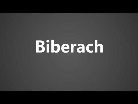 How To Pronounce Biberach