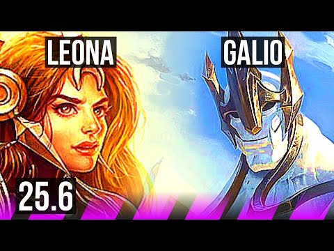 LEONA & Viktor vs GALIO & Ezreal (SUP) | EUW Grandmaster | 25.6