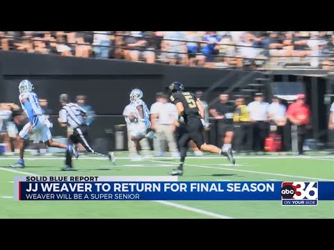 Wildcats Crush Cards, J. J. Weaver Returns to Football Cats for Final Season