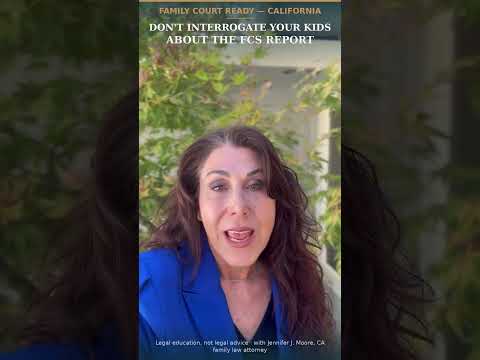 Please Don't Interrogate Your Kids About the FCS Report