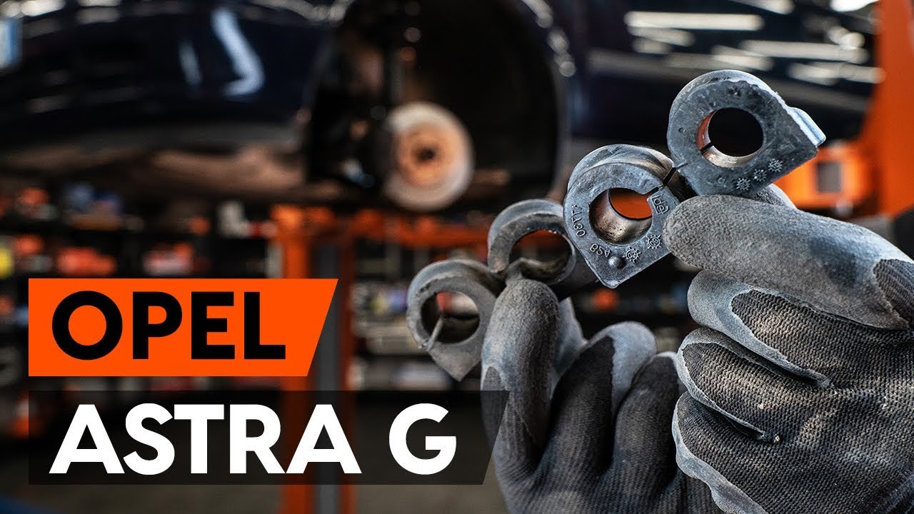 Как се сменят предни тампони на стабилизираща щанга на Opel Astra G F48 – Ръководство за смяна