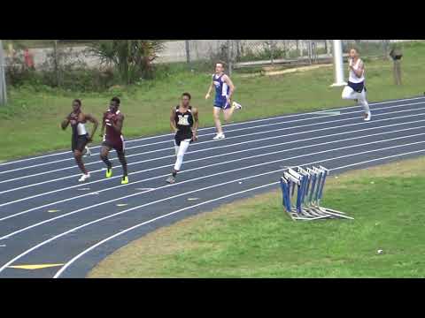 Escambia Gator Invitational - Boy's 400 Meter Dash - Prelim Heat 5 - 2/23/2019