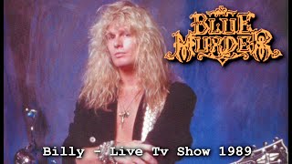 ★★★ Blue Murder - Billy  | Live Tv Performance 1989 ★★★