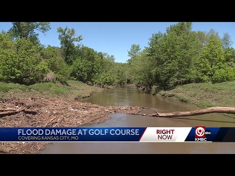 'You could have taken a boat all across it': Heart of America Golf Course cleans up after flooding