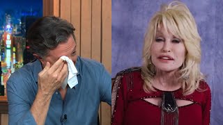 Stephen Colbert Breaks Down in Tears During Dolly Parton Interview
