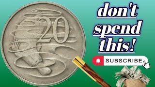 2014 Australia 20 Cents Coin – Queen Elizabeth II and Platypus Design