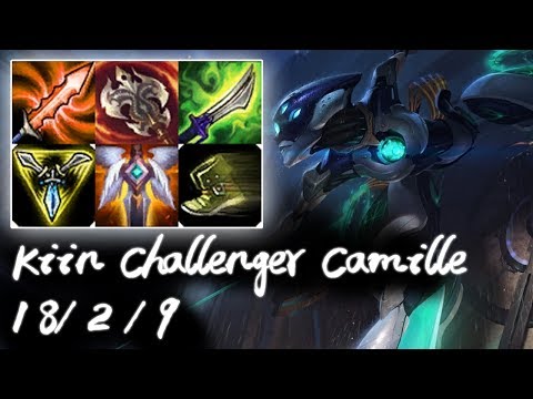EEW Kiin Challenger Camille Top vs Fiora | Korea High Elo Replays