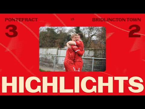 MATCH HIGHLIGHTS | Pontefract Collieries 2-3 Bridlington Town