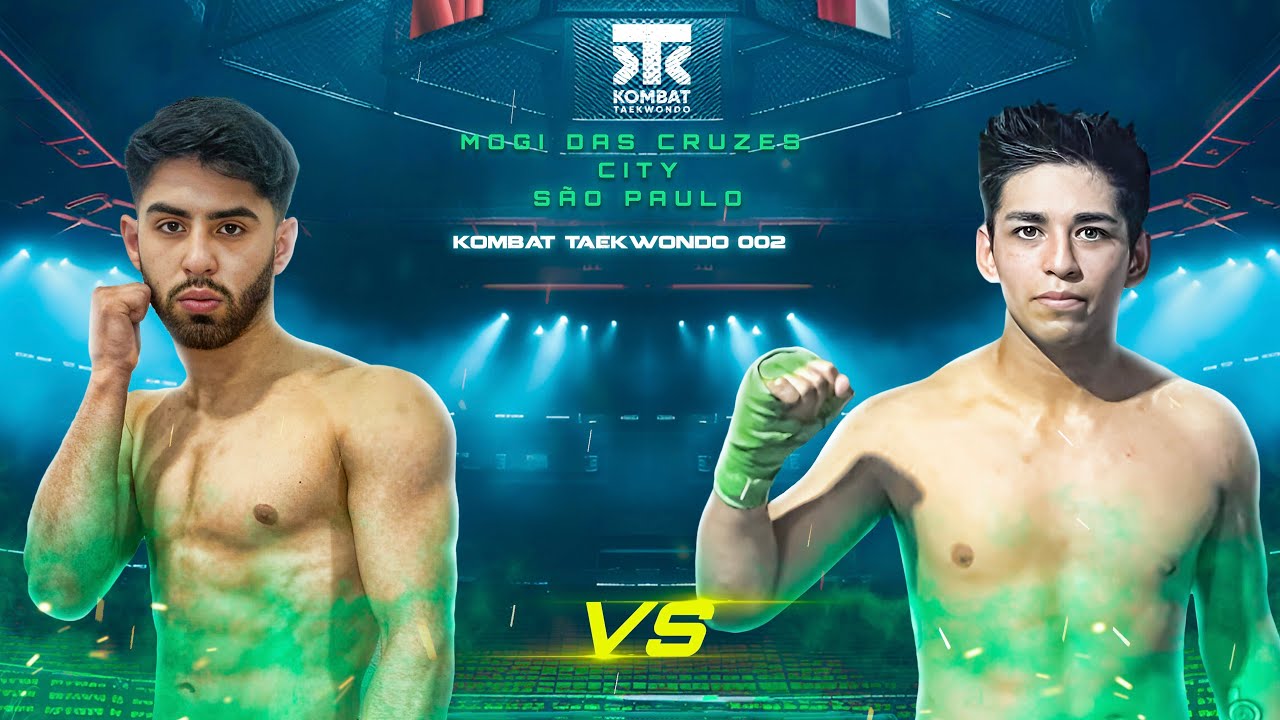 🥊Kombat Taekwondo🥋 002: 🔵 Diego Flores 🇨🇱 🆚 🇲🇽 Adrián Flores 🔴 (The Fight) 💥