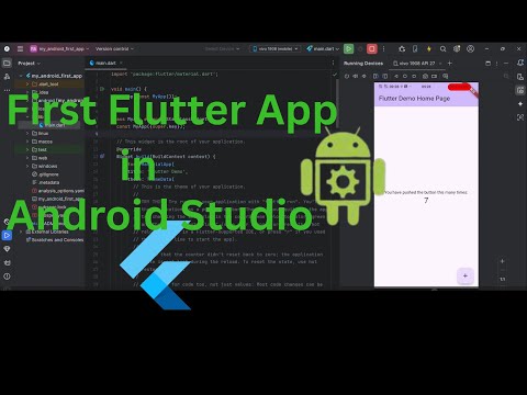 How to Create Your First Flutter App in Android Studio (Step-by-Step Beginner Tutorial 2025)
