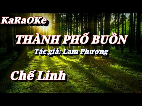 Karaoke Thành Phố Buồn _ Chế Linh