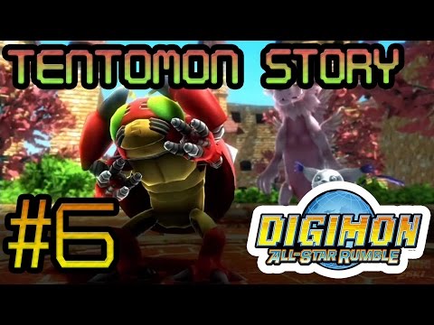 Digimon All-Star Rumble Walkthrough Part 6 - Tentomon Story [PS3]