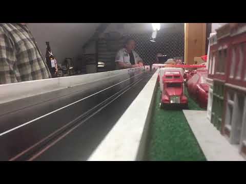 Slot Car Crash !!!! MUST WATCH