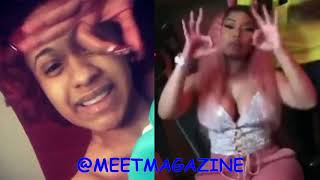 Cardi B stole Nicki mInaj&#39;s lyrics? Money Bag took Womp Womp lyrics or nah? #LHHNY