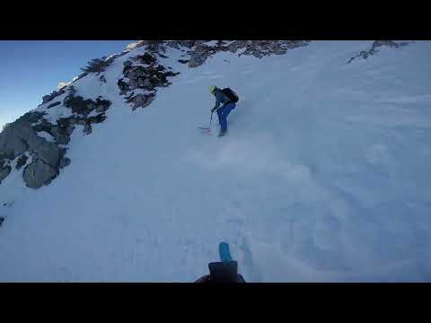 Skitour Mont d'Or   N-Couloir rechts  16. 1 .2022