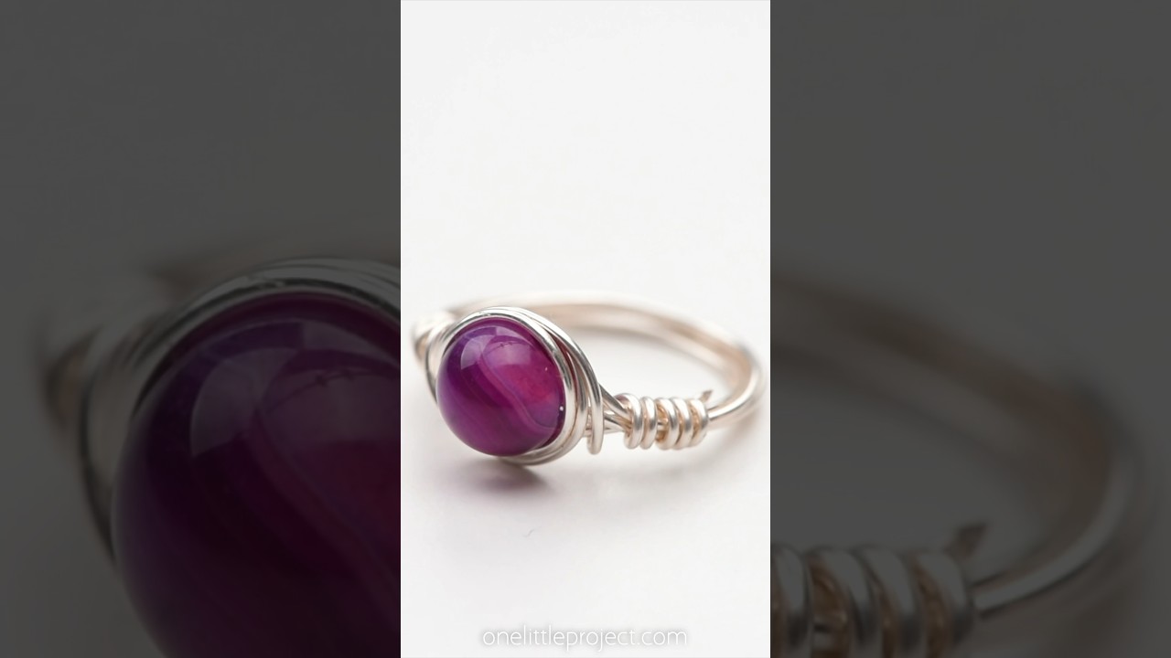 DIY Wire Wrapped Rings