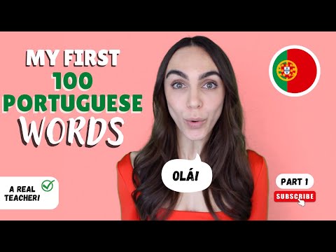 Learn Portuguese - My First 100 Portuguese Words (Part 1)