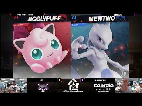 Panda Smash Monday 10/21/19 - Joe(Jigglypuff/Mewtwo) VS PapaKarcher(Mewtwo)-  Quarter Finals
