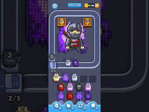 Pixel Flow Level 2590 Walkthrough