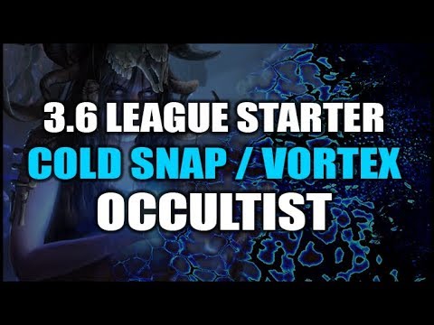 Path of Exile 3.6 Build Guide: Cold Snap / Vortex Occultist - League Starter