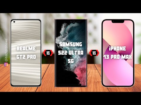 Realme GT2 PRO vs SAMSUNG S22 ULTRA vs iPhone 13 PRO MAX
