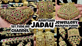 Exclusive Access To Amritsar Biggest Jadau Jewellery Factory | Luxury Bridal Jadau Jewelry Wholesale