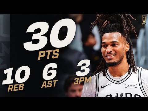 Stephon Castle erzielt 30 Punkte und 10 Rebounds gegen die Lakers | 10. Dezember 2025