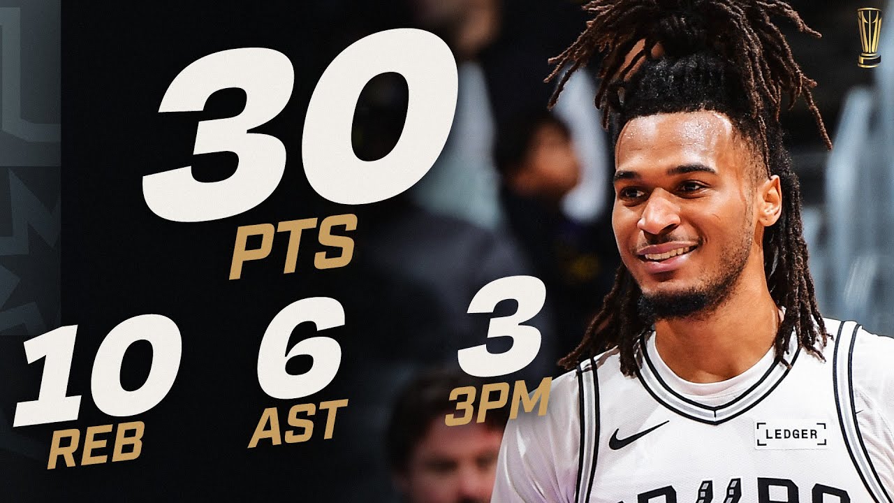 Stephon Castle Drops 30 PTS & 10 REBS vs Lakers | December 10, 2025