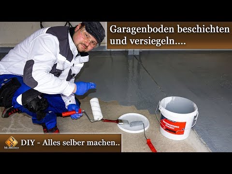 Garagenboden selbst beschichten mit EASYGROUND Beschichtung Classic - Anleitung