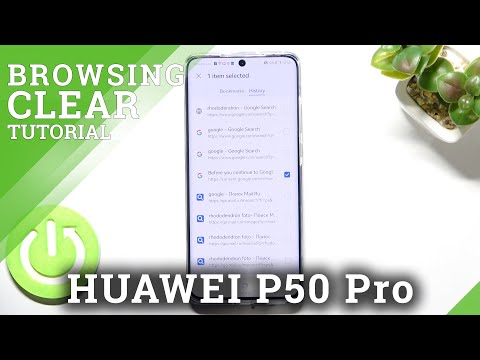 How to Clear Browsing Data on HUAWEI P50 Pro - Delete Browsing Data