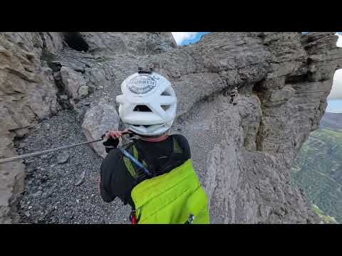 Via Ferrata Daubenhorn bij Leukerbad, Zwitserland