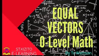 EQUAL VECTORS