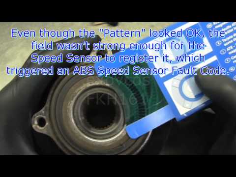 Magnetic Field Tester for ABS Diagnosis or Wheel Bearing Installation