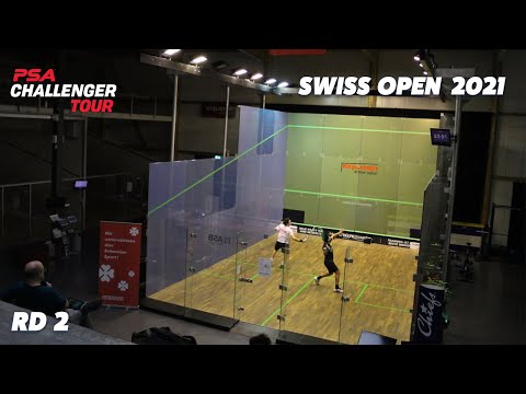 LIVE SQUASH:  Swiss Open 2021 - Rd 2
